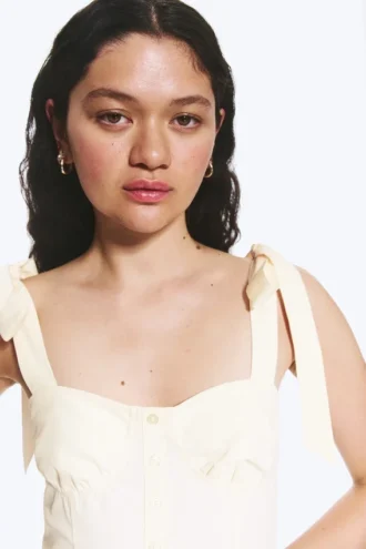 Corset Dress – Dusty White