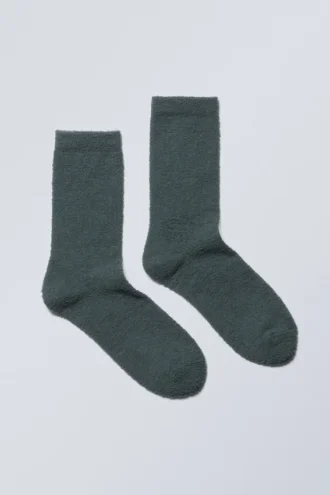 Cosy Socks – Dark Turquoise