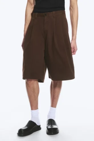 Cotton Chino Shorts – Dark Brown