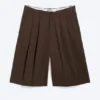 Cotton Chino Shorts – Dark Brown
