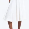 Cotton Circle Skirt – Dusty White