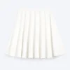 Cotton Circle Skirt – Dusty White