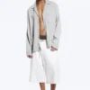 Cotton Lounge Shirt – Dusty Light Grey