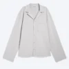 Cotton Lounge Shirt – Dusty Light Grey