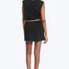 Cotton Mini Skirt – Black