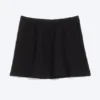 Cotton Mini Skirt – Black