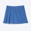 Cotton Mini Skirt – Blue