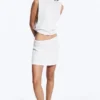 Cotton Mini Skirt – White