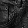Cracked Loose Fit Barrel Leg Jeans – Black