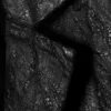 Cracked Single-Breasted Blazer – Black
