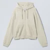 Craig Zip Hoodie – Light Mole
