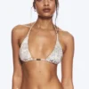 Creature Triangle Bikini Top – Dusty Light Mole