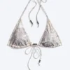Creature Triangle Bikini Top – Dusty Light Mole
