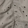 Cropped Eyelet Bomber Jacket – Dusty Mole
