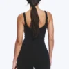 Cropped Sports Top – Black