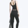 Cropped Sports Top – Dark Grey