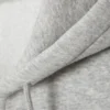 Cropped Zip Hoodie – Washed Light Grey