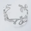 Curl Choker Necklace – Silver