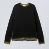 Cypher Graphic Knit Sweater – Black