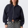 Danni Scuba Hoodie – Dark Blue