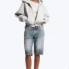 Danni Scuba Zip Hoodie – Grey Melange