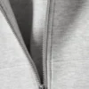 Danni Scuba Zip Hoodie – Grey Melange