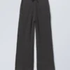 Darwin Knitted Loose Trousers – Dark Grey