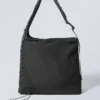 Dawa Drawstring Shoulder Bag – Black