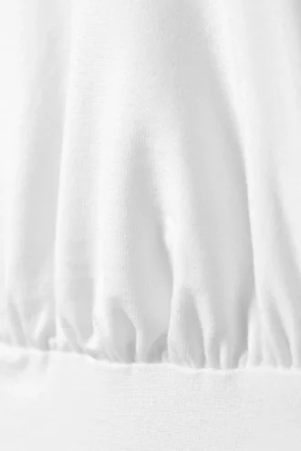 Deep Halterneck Top – White