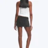 Denim Mini Skirt – Elegie Black – Black