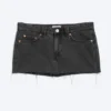 Denim Mini Skirt – Elegie Black – Black