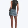 Denim Mini Skirt – Radio Blue – Medium Blue