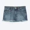 Denim Mini Skirt – Radio Blue – Medium Blue