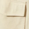 Detachable Sleeve Cotton Jacket – Light Dusty Beige