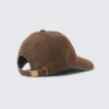 Distressed Cotton Canvas Baseball Cap – Washed Rust