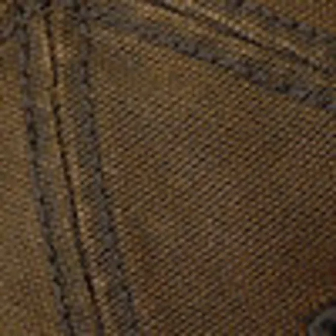 Distressed Cotton Canvas Baseball Cap – Washed Rust