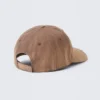Distressed Cotton Twill Baseball Cap – Washed Brown