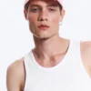Distressed Cropped Cap – Light Pink