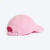 Distressed Cropped Cap – Light Pink