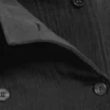 Double Breasted Cotton Top – Dark Grey