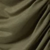 Drape Asymmetric Lyocell Top – Dusty Khaki Green