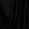 Draped Long-Sleeved Top – Black