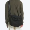 Drawstring Crossbody Bag – Black
