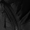 Drawstring Nylon Puffer Jacket – Black
