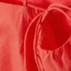 Drawstring Poplin Strap Top – Light Red