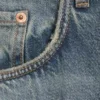 Drift Low Rise Loose Barrel Jeans – Mid Blue – Medium Blue