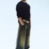 Dunno Unisex Low Rise Loose Barrel Jeans – Washed Sulfur – Dark Khaki | Cheap Monday Gb