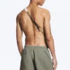 Ed Bleached Swim Shorts – Light Dusty Khaki Green