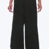 Emil Loose Fit Chino Trousers – Black
