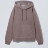 Essence Standard Hoodie – Washed Dark Mole